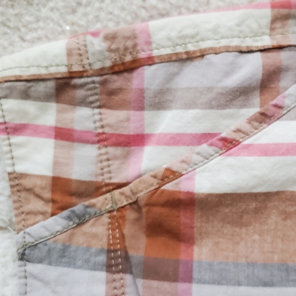 Old Navy Plaid Shorts size 16 - Picture 2 of 9